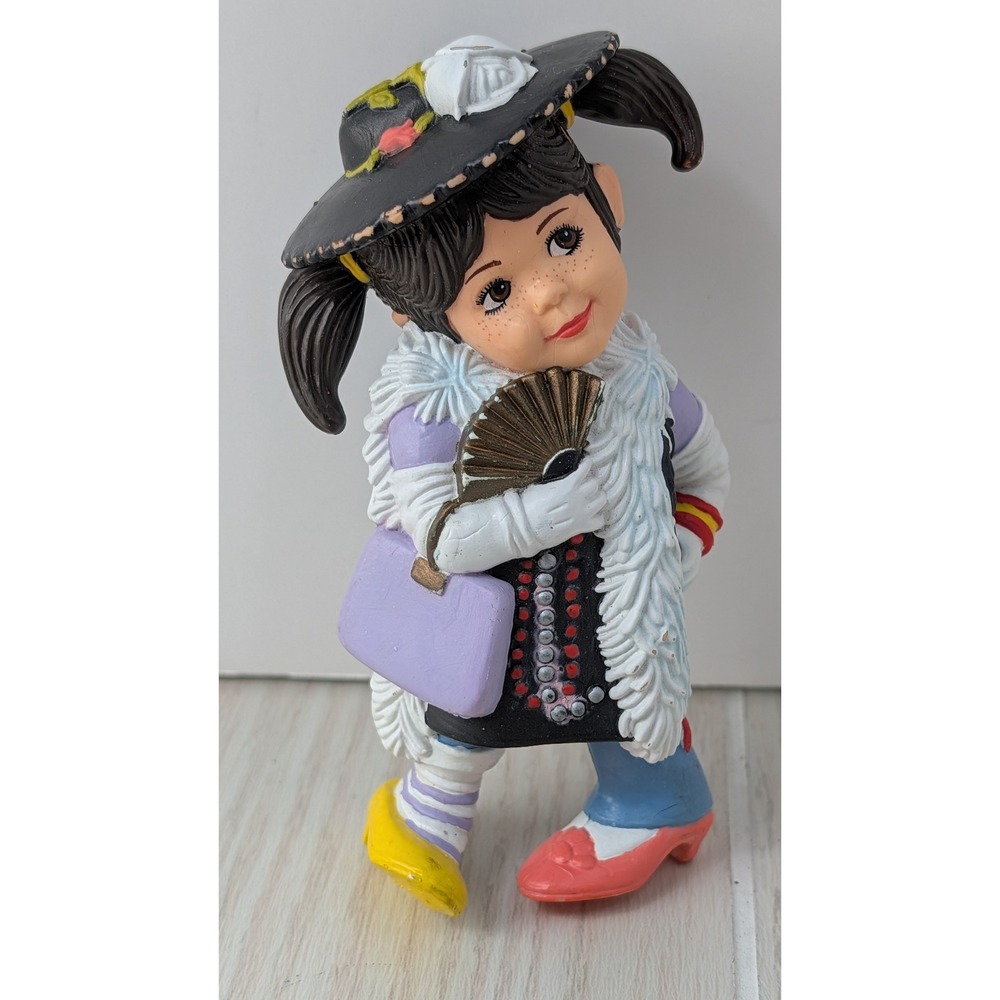 Punky Brewster PVC Figurine Vintage 1986 Fan Hat Heels USED READ